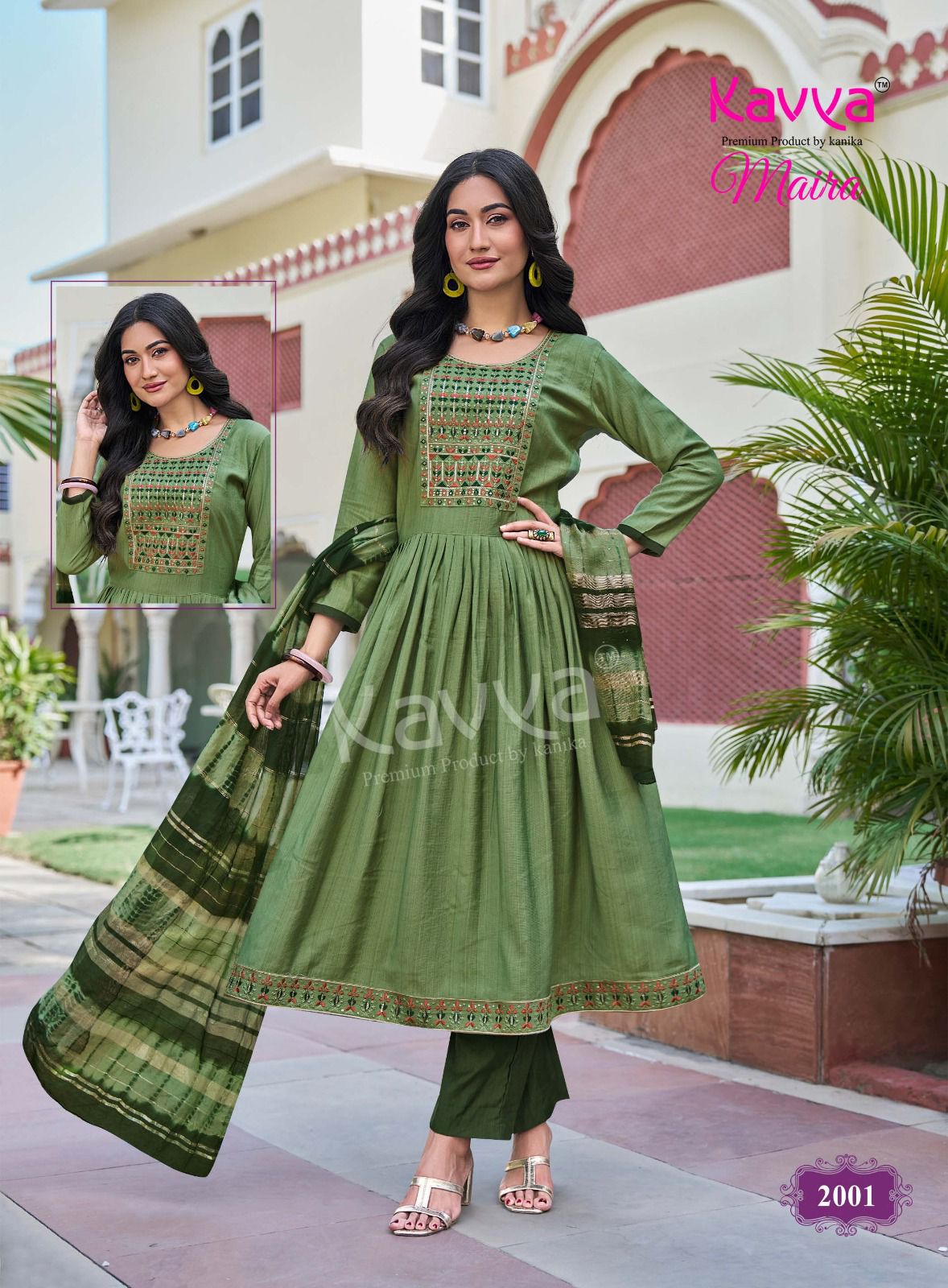 Maira Vol 2 Kavya Vertican Readymade Pant Style Suits Wholesaler