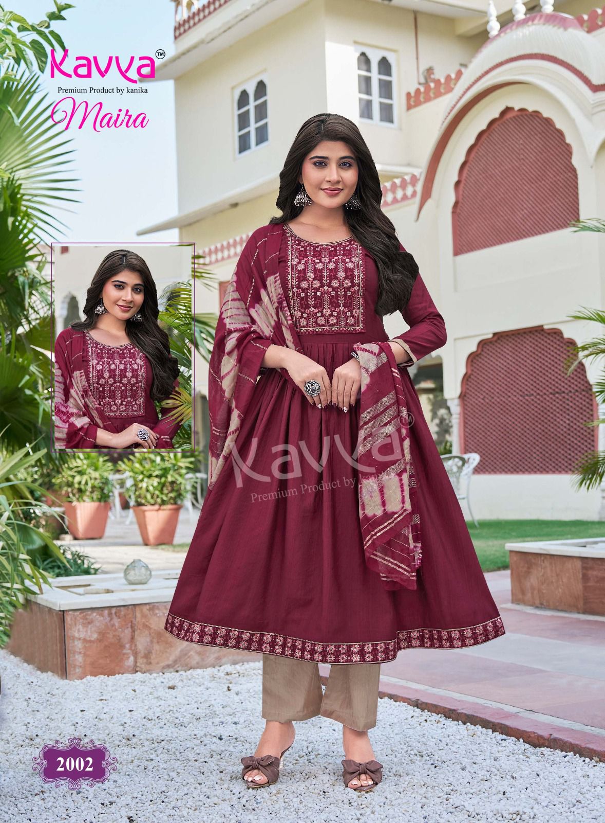 Maira Vol 2 Kavya Vertican Readymade Pant Style Suits Wholesaler