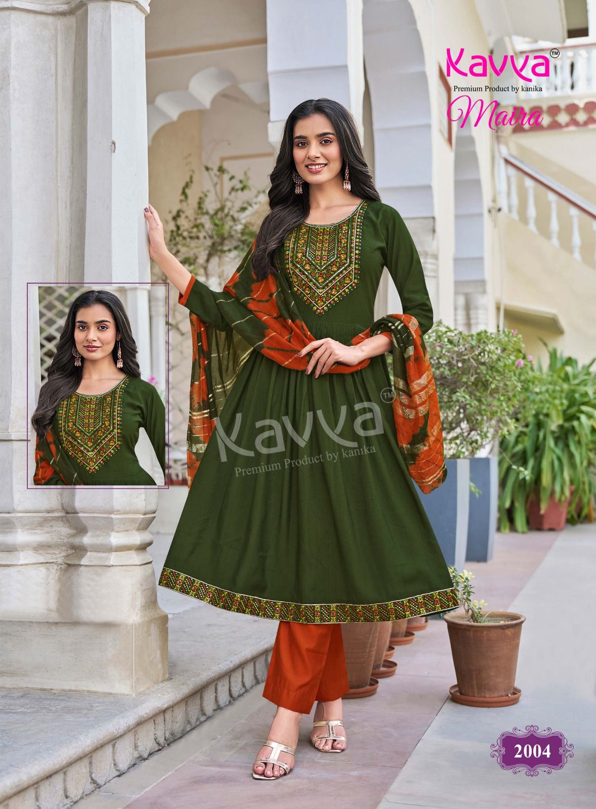 Maira Vol 2 Kavya Vertican Readymade Pant Style Suits Wholesaler