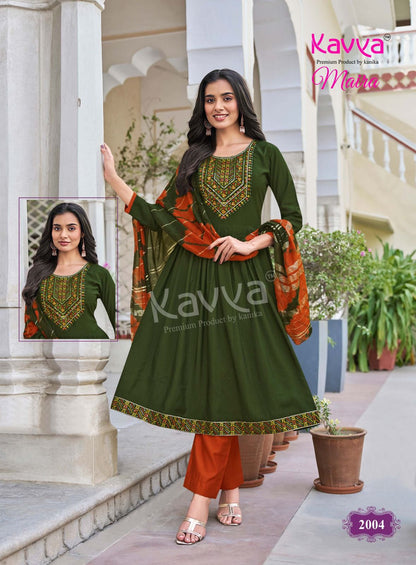 Maira Vol 2 Kavya Vertican Readymade Pant Style Suits Wholesaler