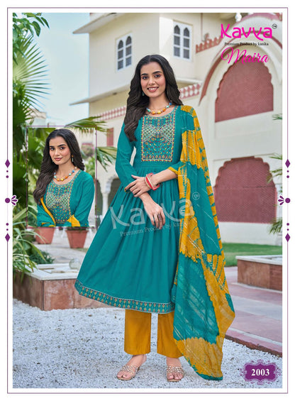 Maira Vol 2 Kavya Vertican Readymade Pant Style Suits Wholesaler