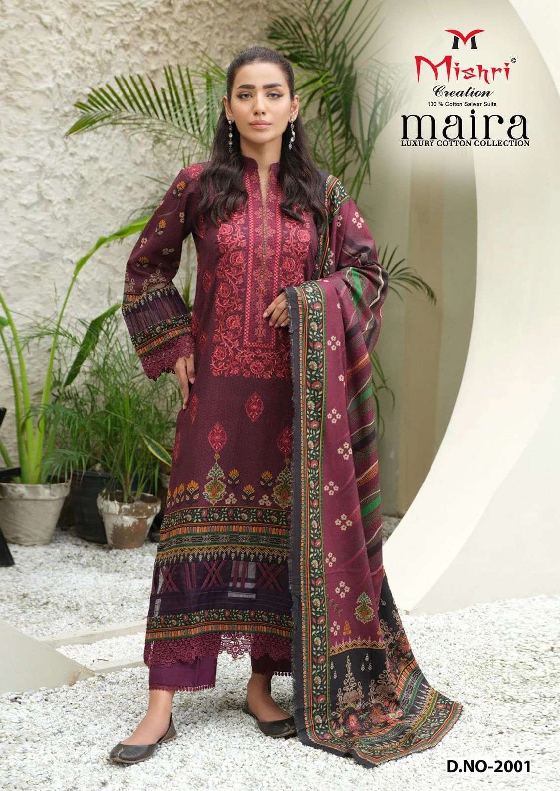 Maira Vol 2 Luxury Cotton Collection Mishri Karachi Salwar Suits Wholesale Price