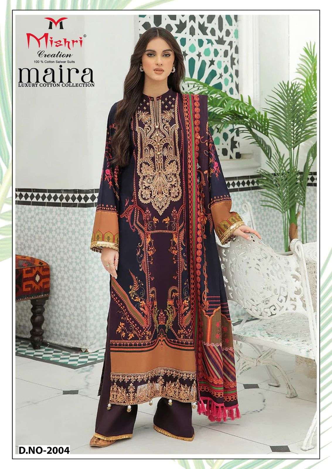 Maira Vol 2 Luxury Cotton Collection Mishri Karachi Salwar Suits Wholesale Price