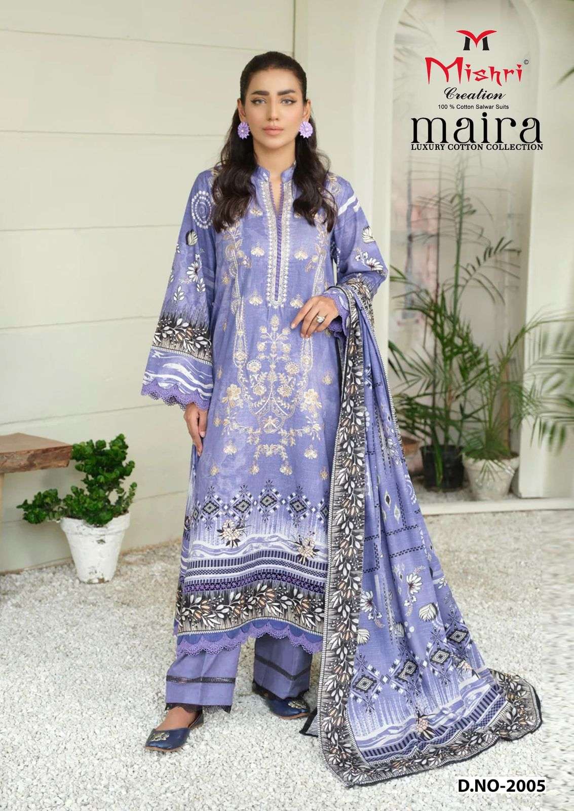 Maira Vol 2 Luxury Cotton Collection Mishri Karachi Salwar Suits Wholesale Price