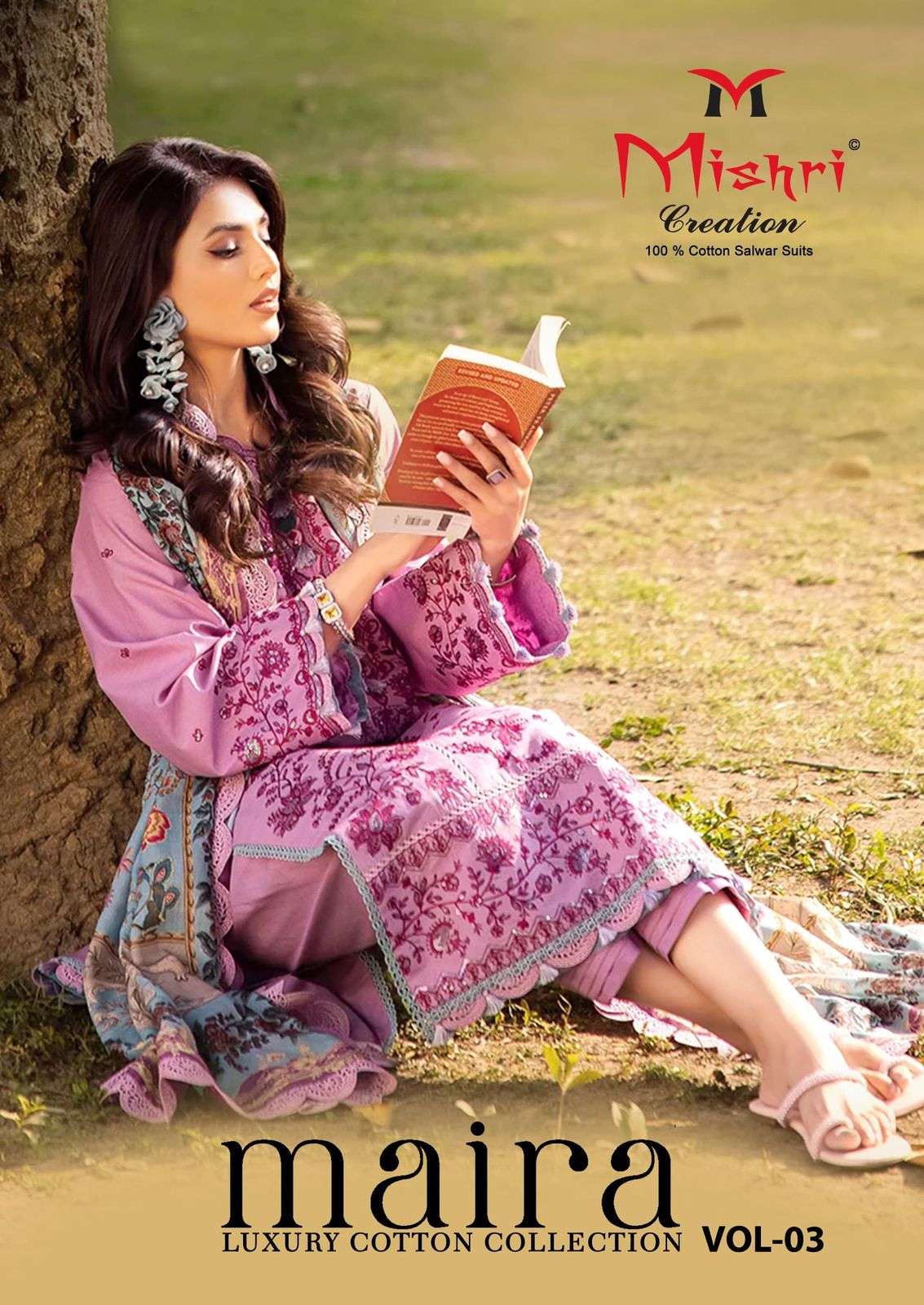 Maira Vol 3 Luxury Cotton Collection Mishri Karachi Salwar Suits Wholesale Price