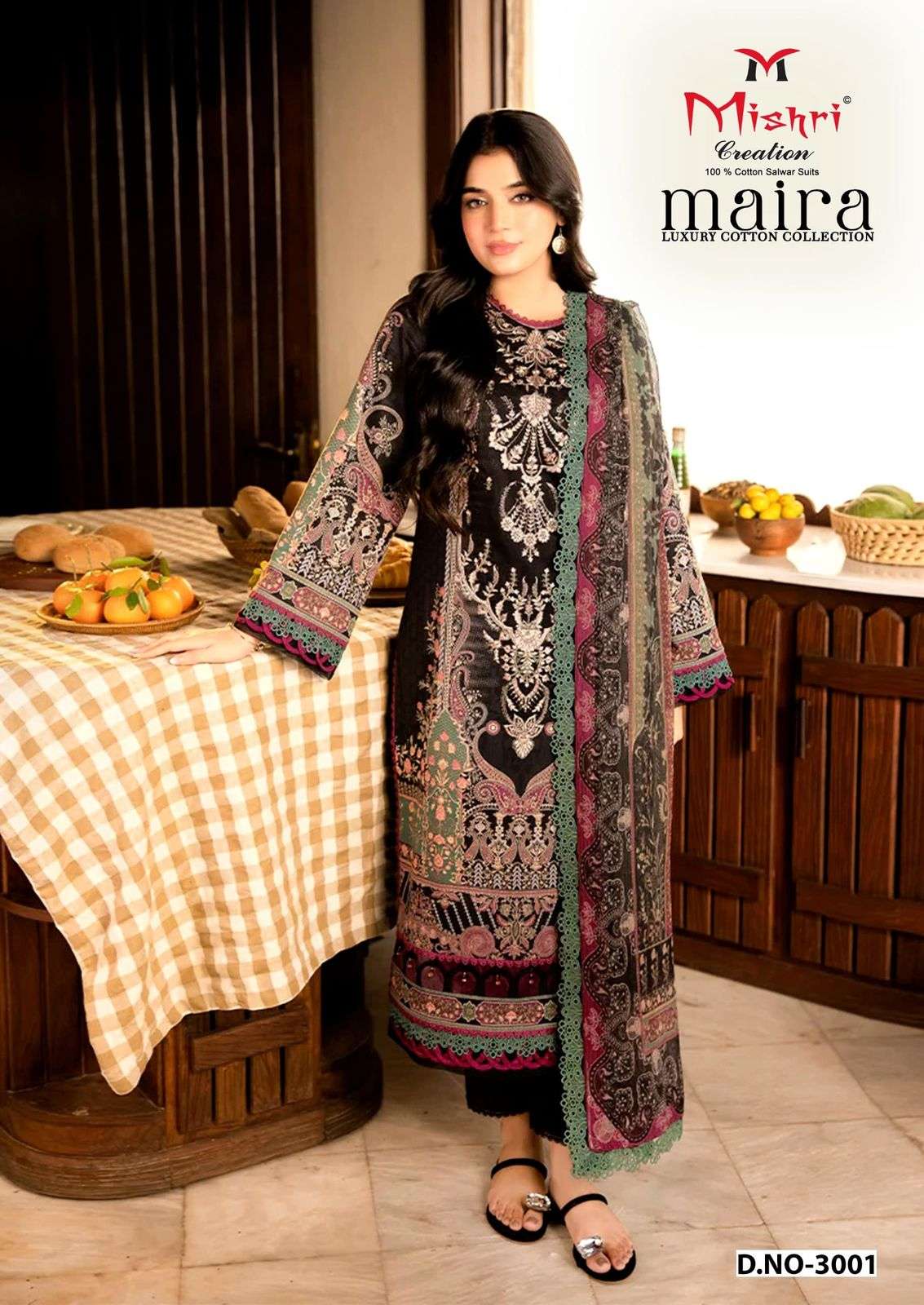Maira Vol 3 Luxury Cotton Collection Mishri Karachi Salwar Suits Wholesale Price