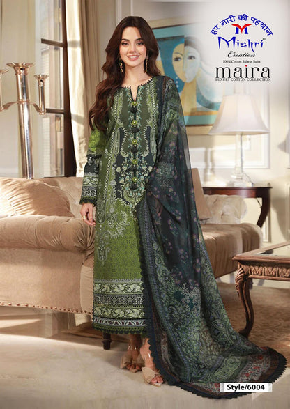 Maira Vol 6 Luxury Cotton Collection Mishri Karachi Salwar Suits Wholesale Price