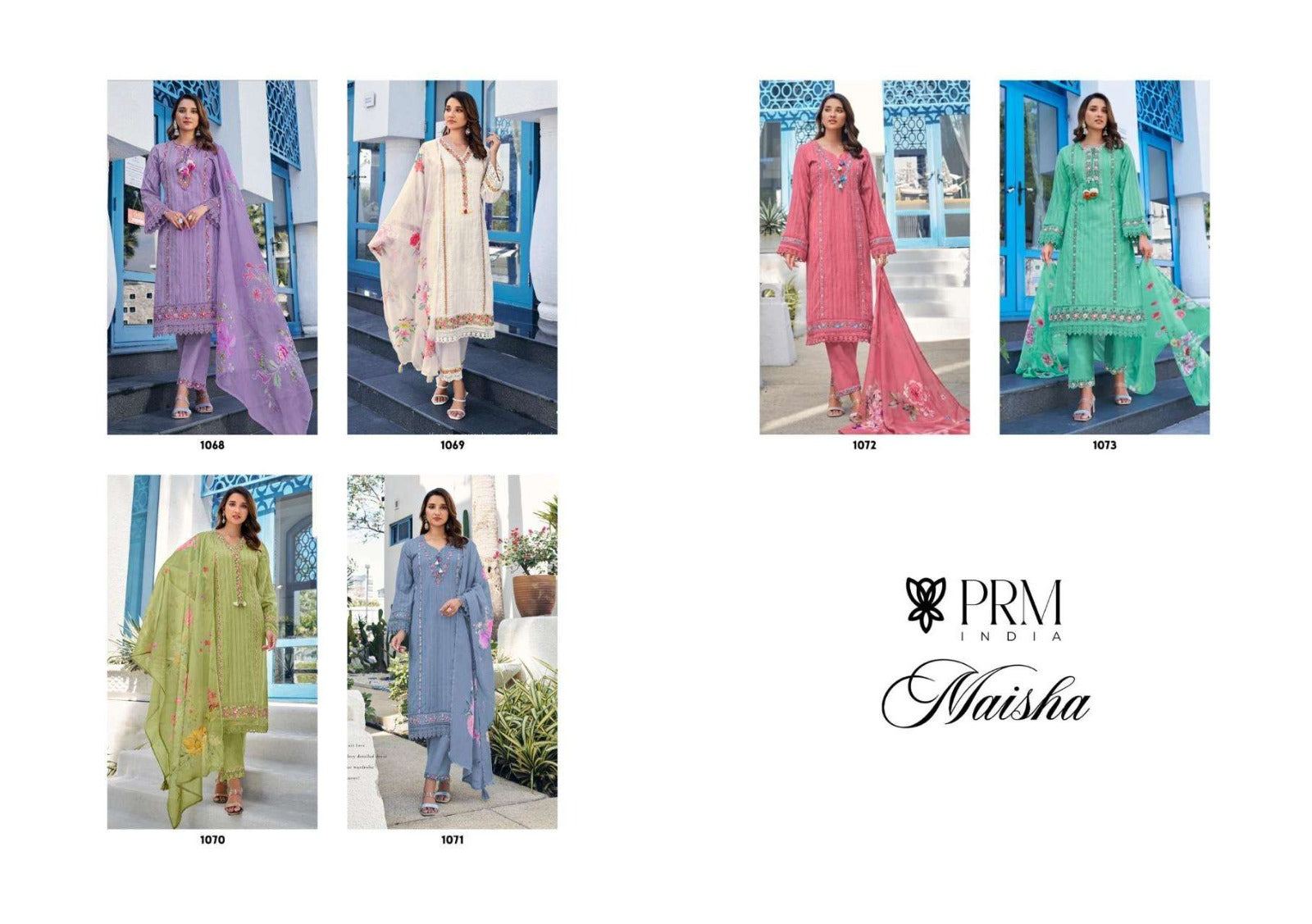 Maisha Prm India Readymade Cotton Pant Suits Supplier Ahmedabad