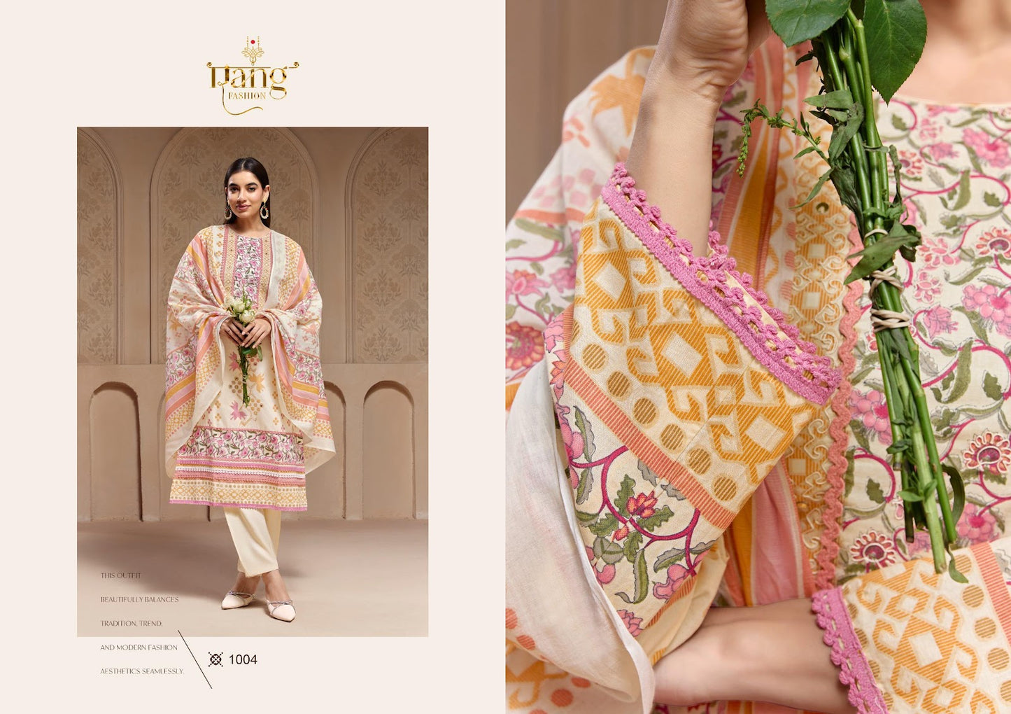 Maisha Rang Fashion Cotton Cambric Pant Style Suits Supplier Ahmedabad