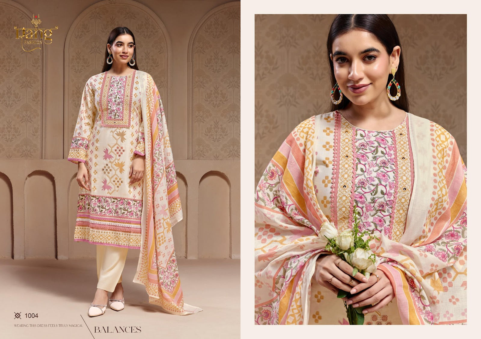 Maisha Rang Fashion Cotton Cambric Pant Style Suits Supplier Ahmedabad