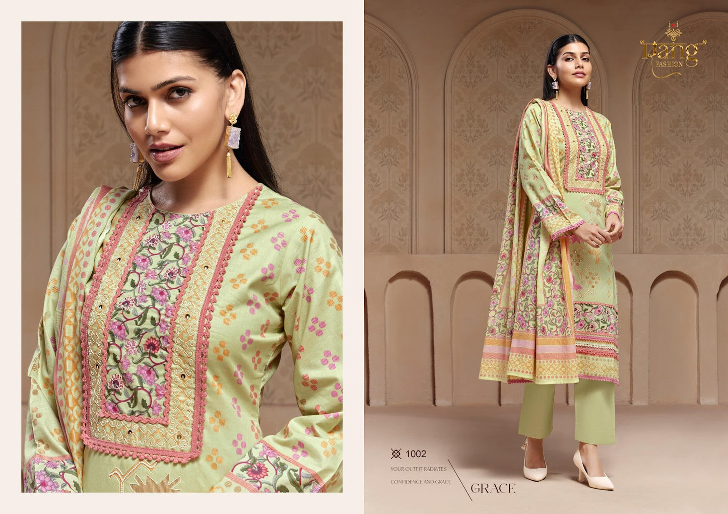 Maisha Rang Fashion Cotton Cambric Pant Style Suits Supplier Ahmedabad