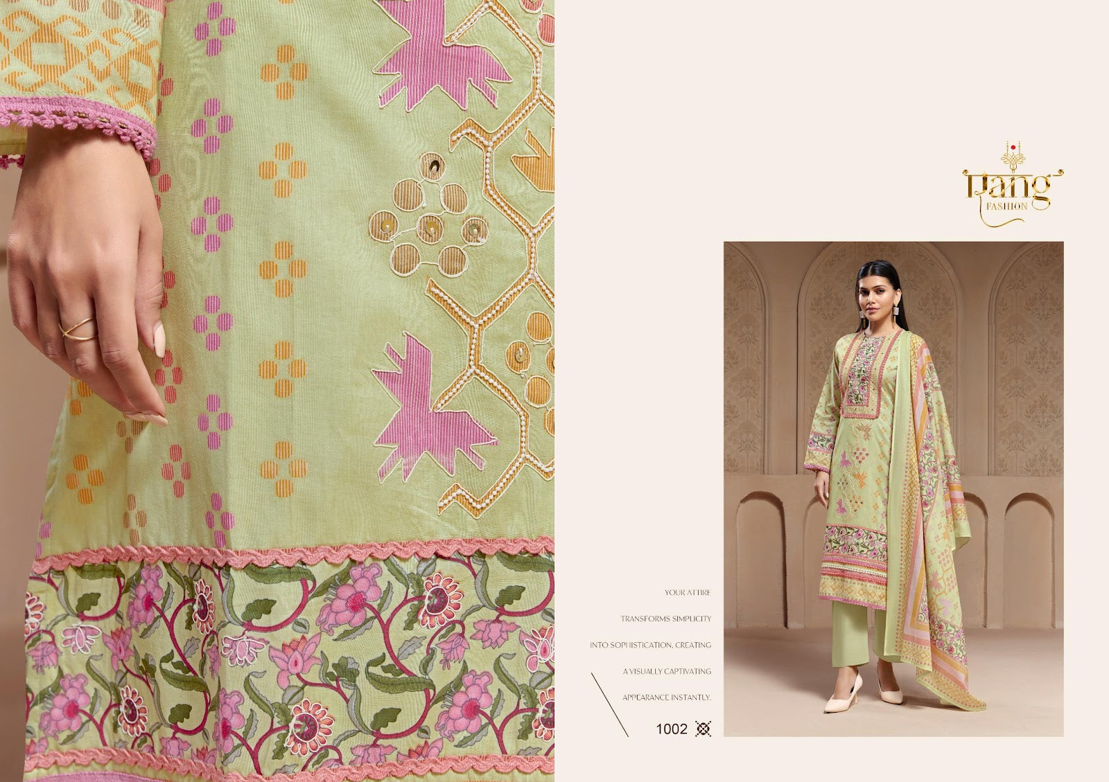 Maisha Rang Fashion Cotton Cambric Pant Style Suits Supplier Ahmedabad