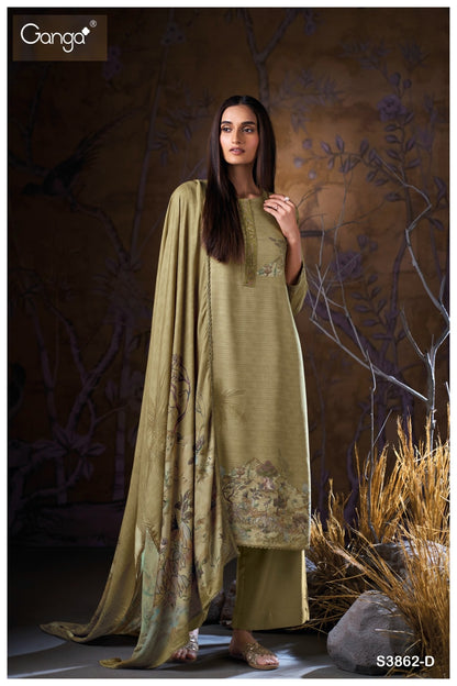 Maitreyi 3862 Ganga Pashmina Suits Wholesaler India