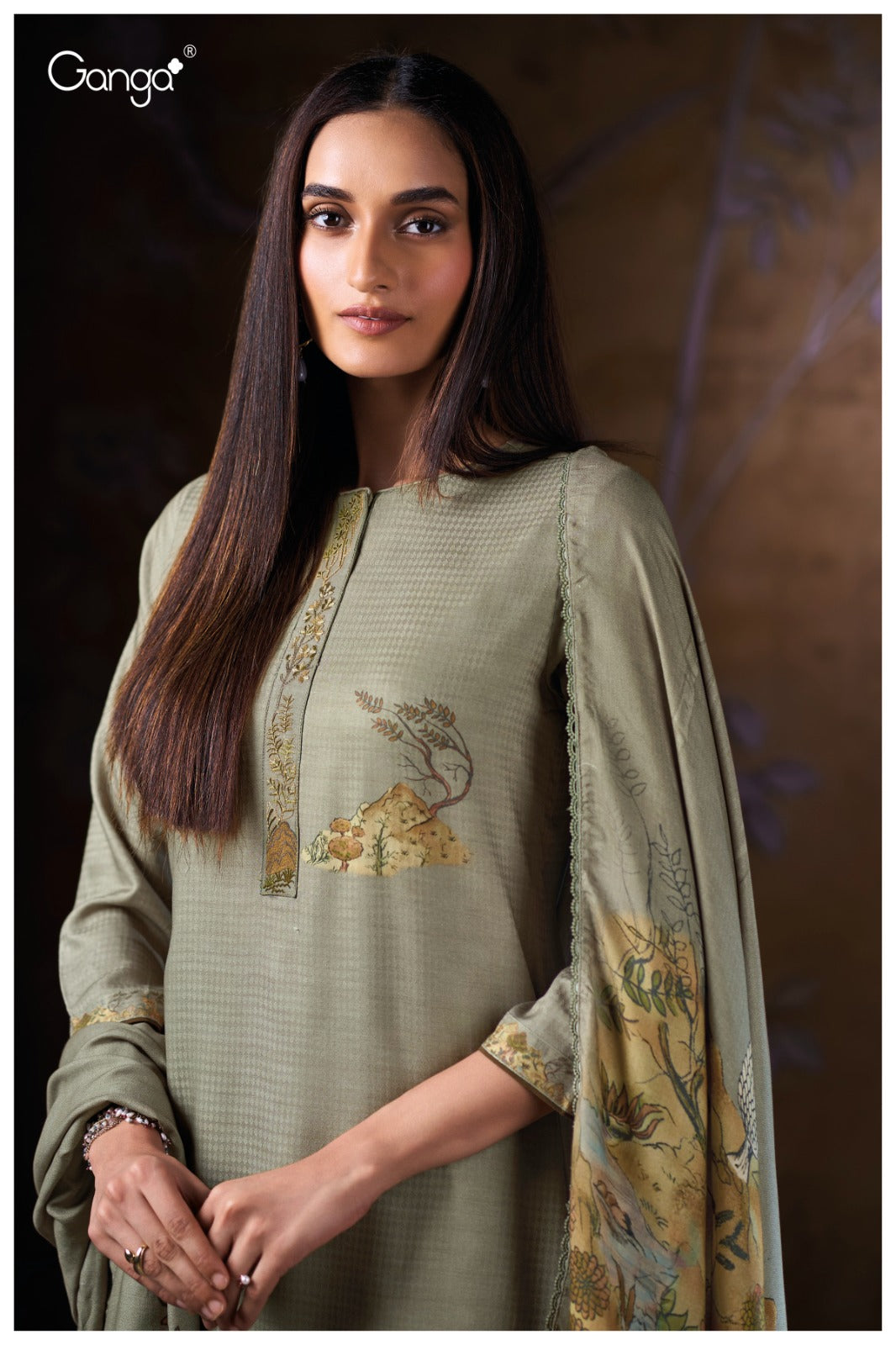 Maitreyi 3862 Ganga Pashmina Suits Wholesaler India