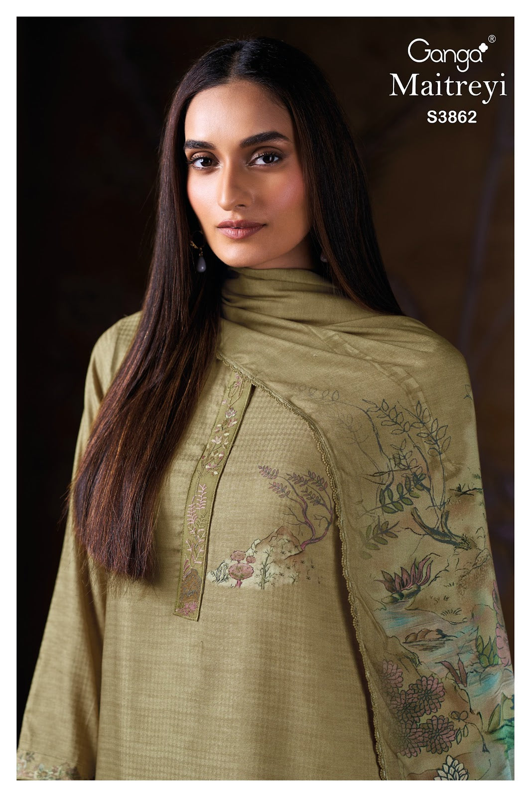 Maitreyi 3862 Ganga Pashmina Suits Wholesaler India