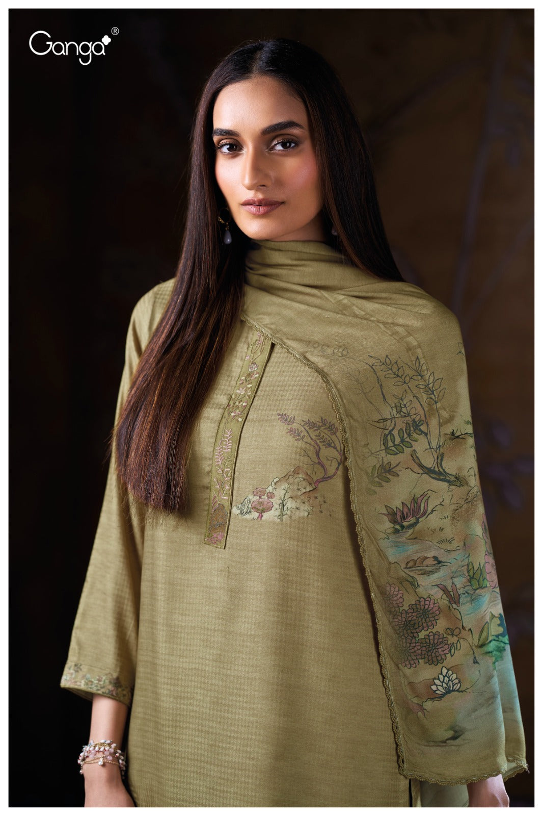 Maitreyi 3862 Ganga Pashmina Suits Wholesaler India