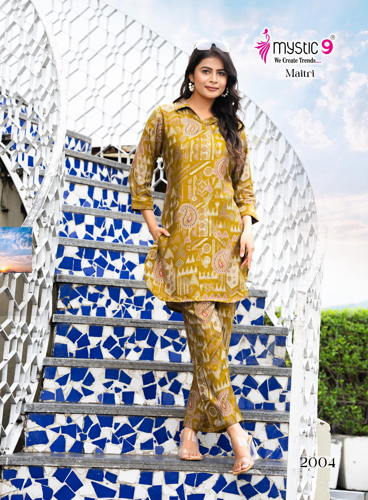 Maitri Vol 2 Mystic 9 Vertican Co Ord Set Wholesale Rate