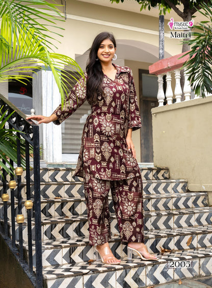 Maitri Vol 2 Mystic 9 Vertican Co Ord Set Wholesale Rate