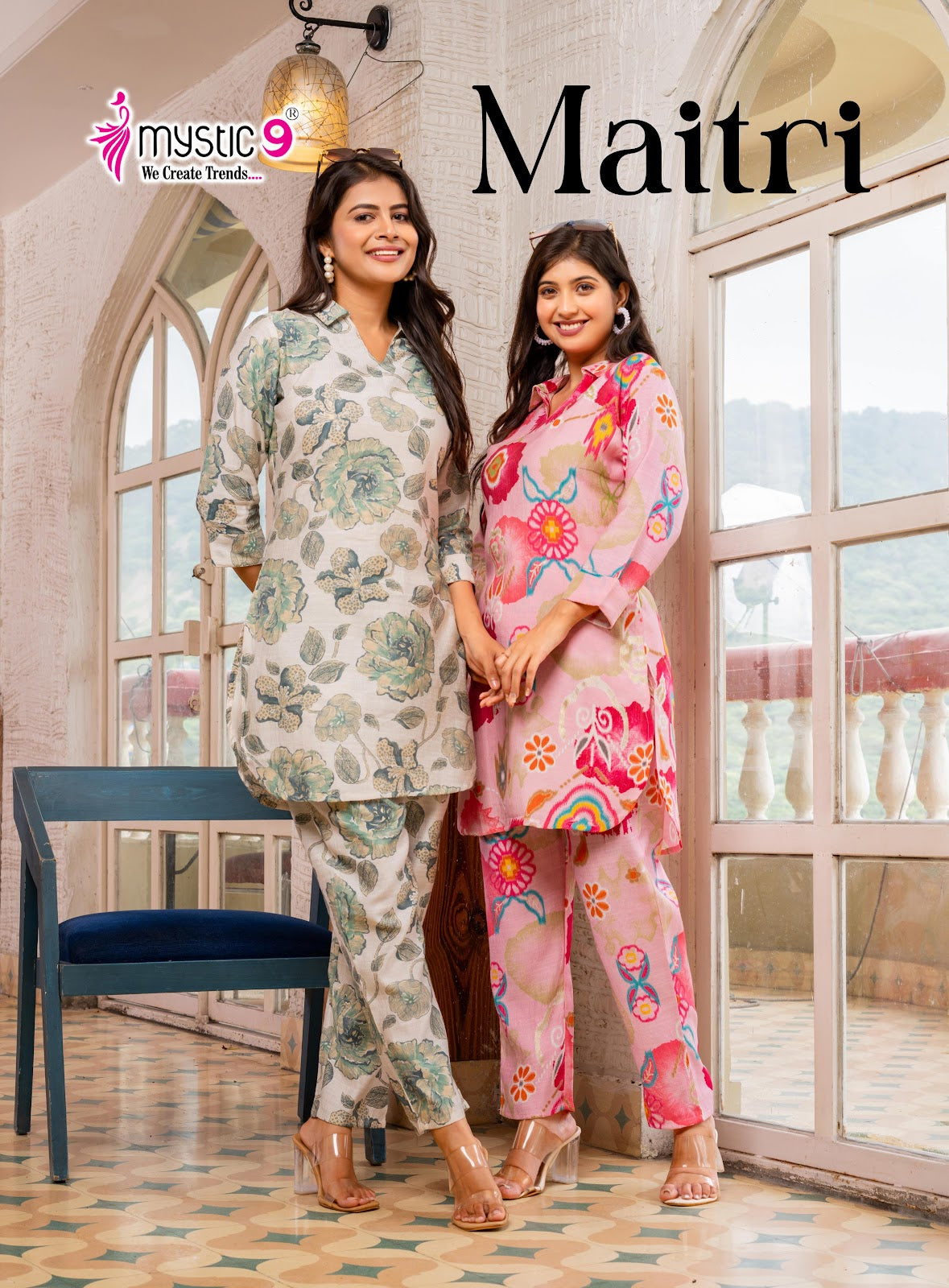 Maitri Vol 2 Mystic 9 Vertican Co Ord Set Wholesale Rate