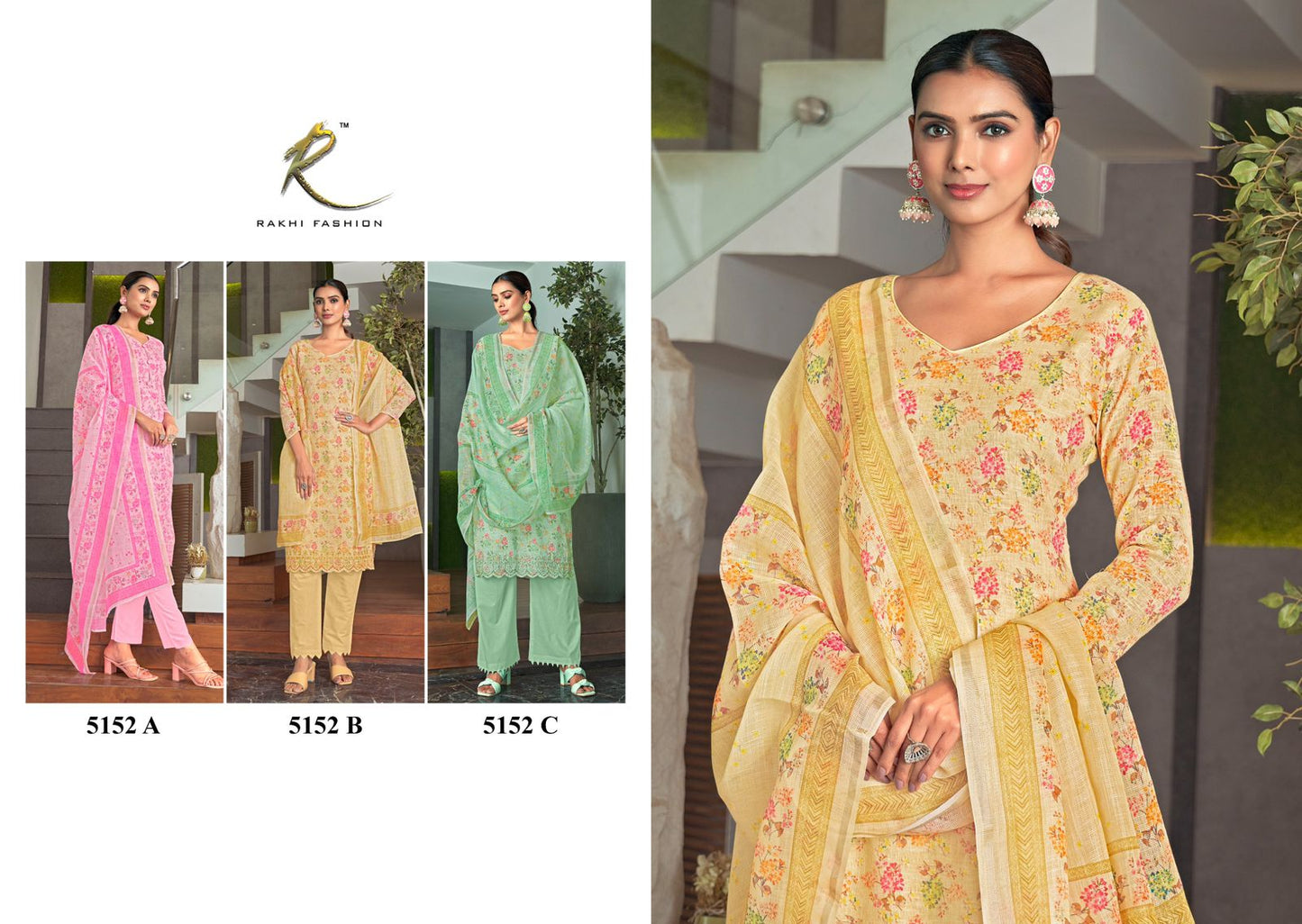 Majestic Melange 5152 Shree Sarayu Creation Linen Pant Style Suits