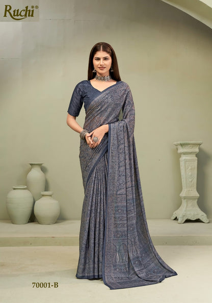 Majestic Silk Ruchi Sarees Wholesaler Gujarat