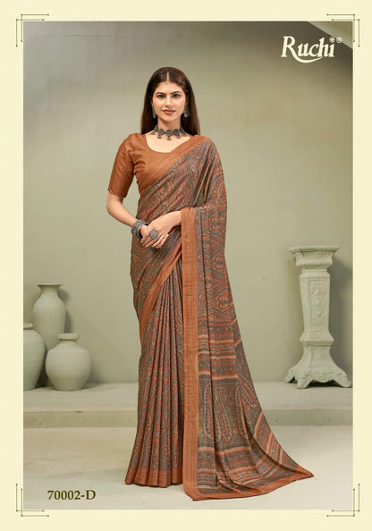 Majestic Silk Ruchi Sarees Wholesaler Gujarat