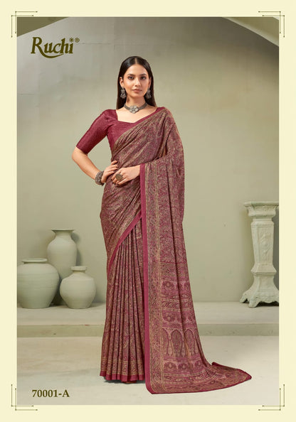 Majestic Silk Ruchi Sarees Wholesaler Gujarat