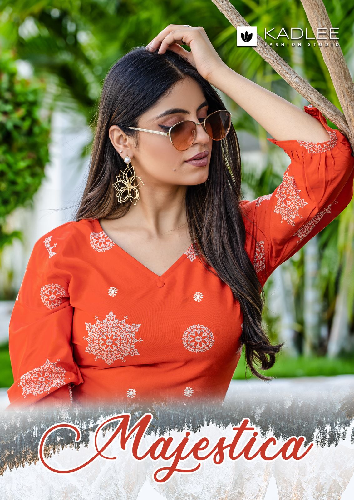 Majestica Kadlee Rayon Kurti Pant Set Wholesale
