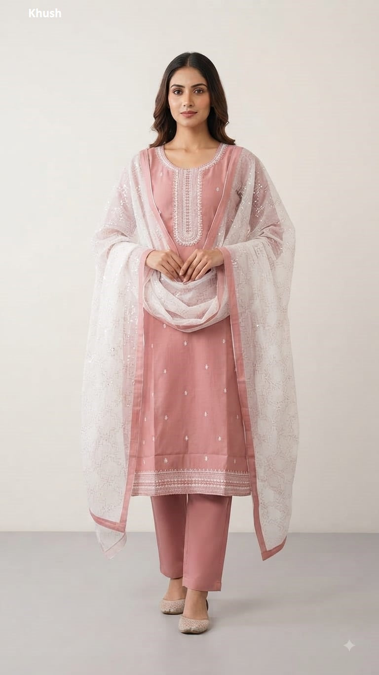 Mal Chanderi 2809 Khush Readymade Pant Style Suits Wholesale Rate