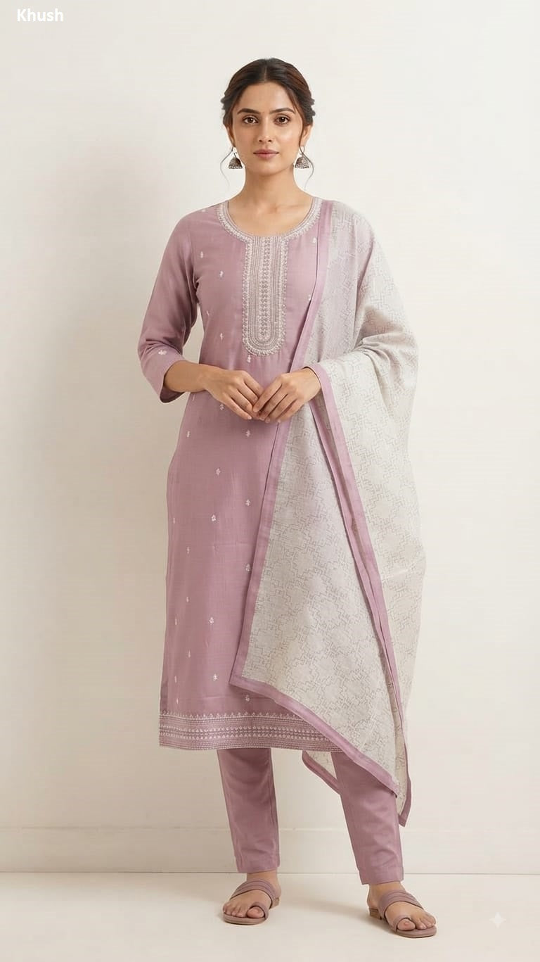 Mal Chanderi 2809 Khush Readymade Pant Style Suits Wholesale Rate