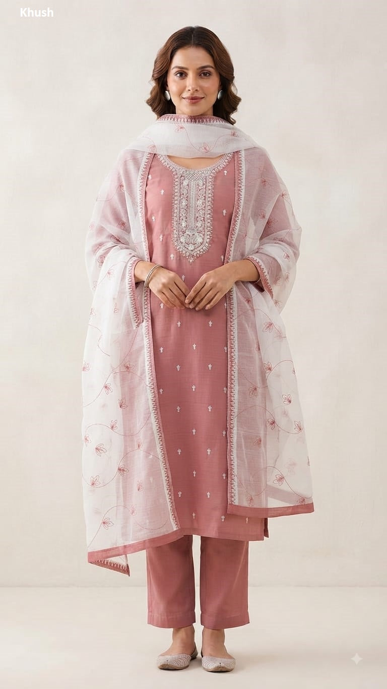 Mal Chanderi 2809 Khush Readymade Pant Style Suits Wholesale Rate