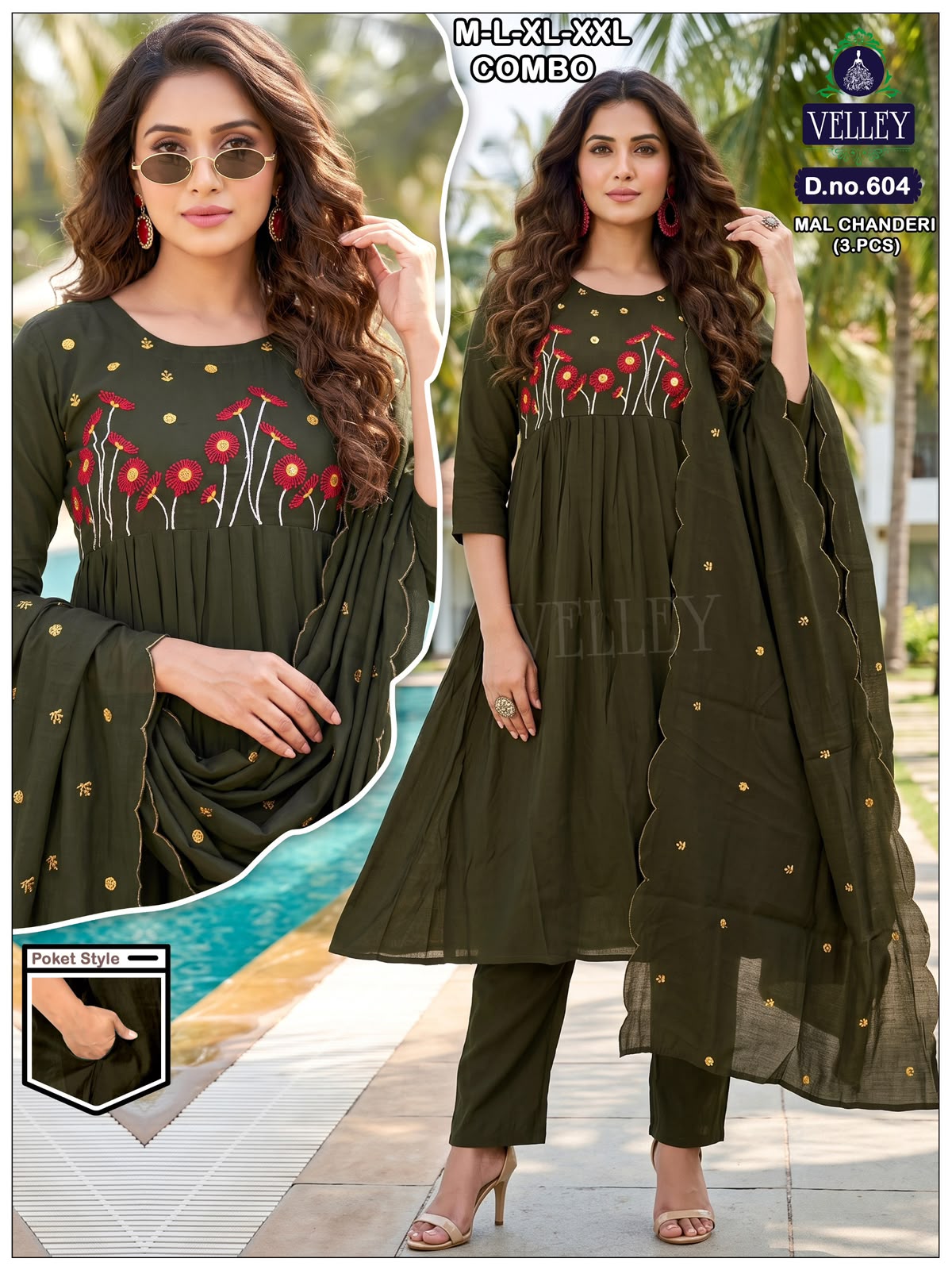 Mal Chanderi 2908 Velley Readymade Anarkali Suits Wholesaler Ahmedabad