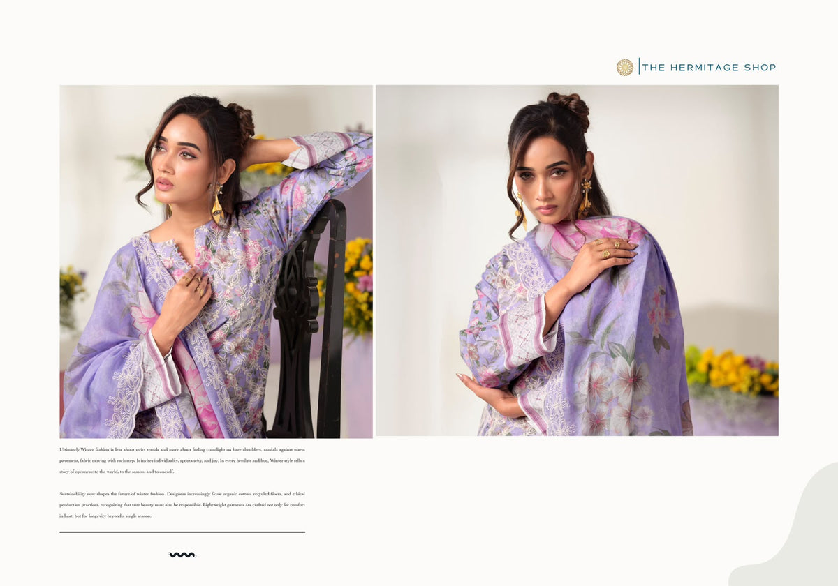 Malmal Fiza The Hermitage Shop Lawn Cotton Karachi Salwar Suits Manufacturer India
