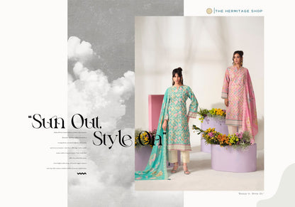 Malmal Fiza The Hermitage Shop Lawn Cotton Karachi Salwar Suits Manufacturer India