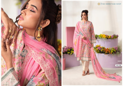 Malmal Fiza The Hermitage Shop Lawn Cotton Karachi Salwar Suits Manufacturer India