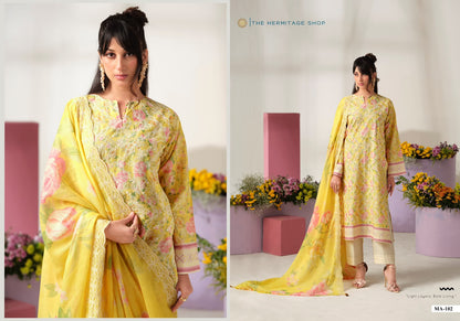 Malmal Fiza The Hermitage Shop Lawn Cotton Karachi Salwar Suits Manufacturer India