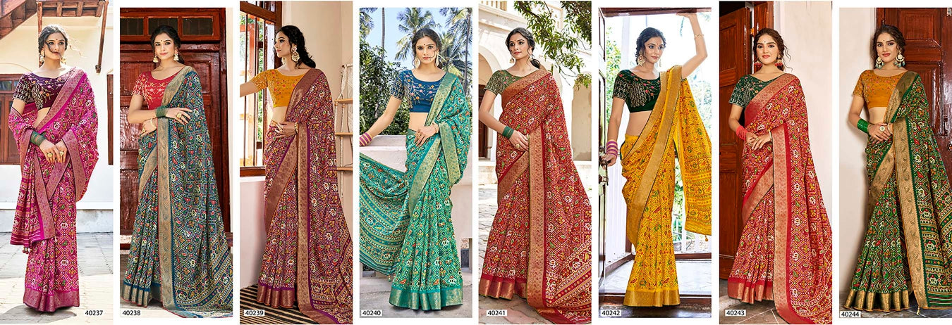 Malai Silk 3 5D Designer Silk Sarees Exporter India