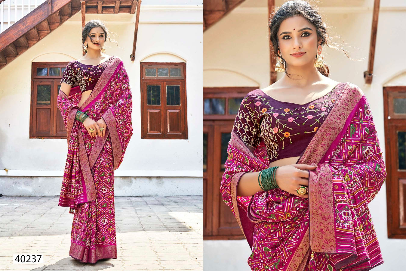 Malai Silk 3 5D Designer Silk Sarees Exporter India