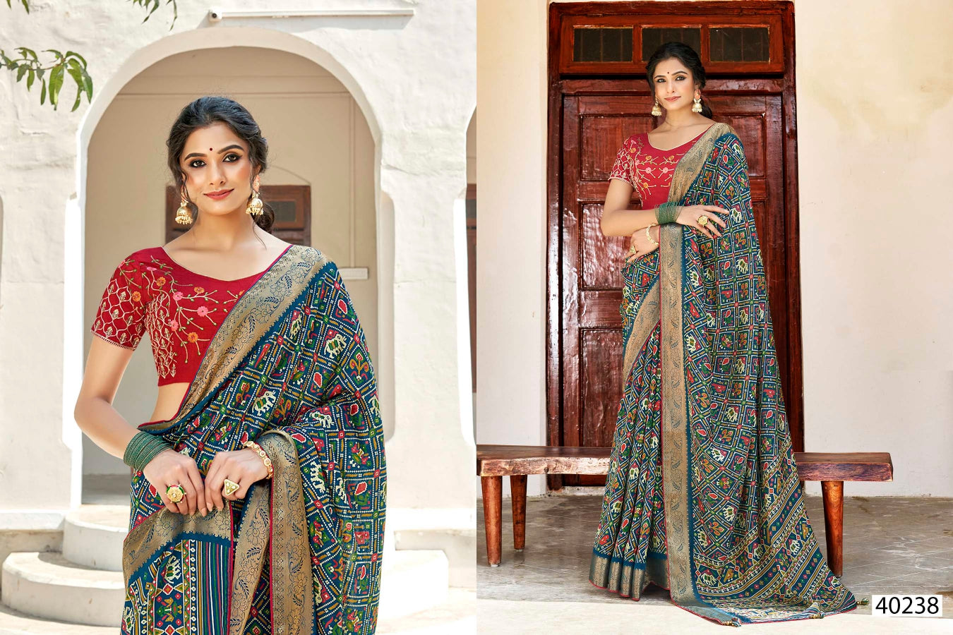 Malai Silk 3 5D Designer Silk Sarees Exporter India