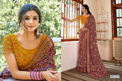 Malai Silk 3 5D Designer Silk Sarees Exporter India