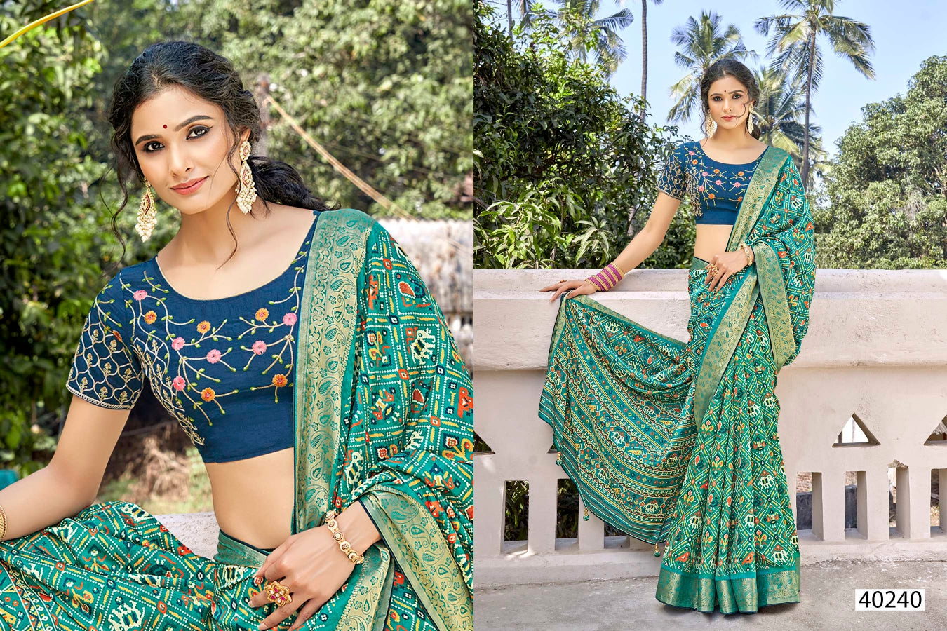 Malai Silk 3 5D Designer Silk Sarees Exporter India