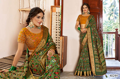 Malai Silk 3 5D Designer Silk Sarees Exporter India