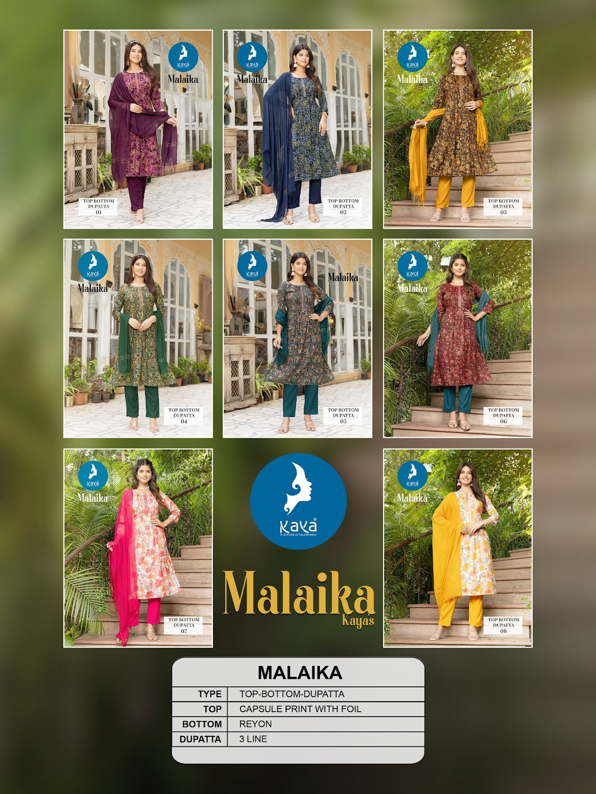 Malaika Kaya Capsule Readymade Pant Style Suits Wholesale Price
