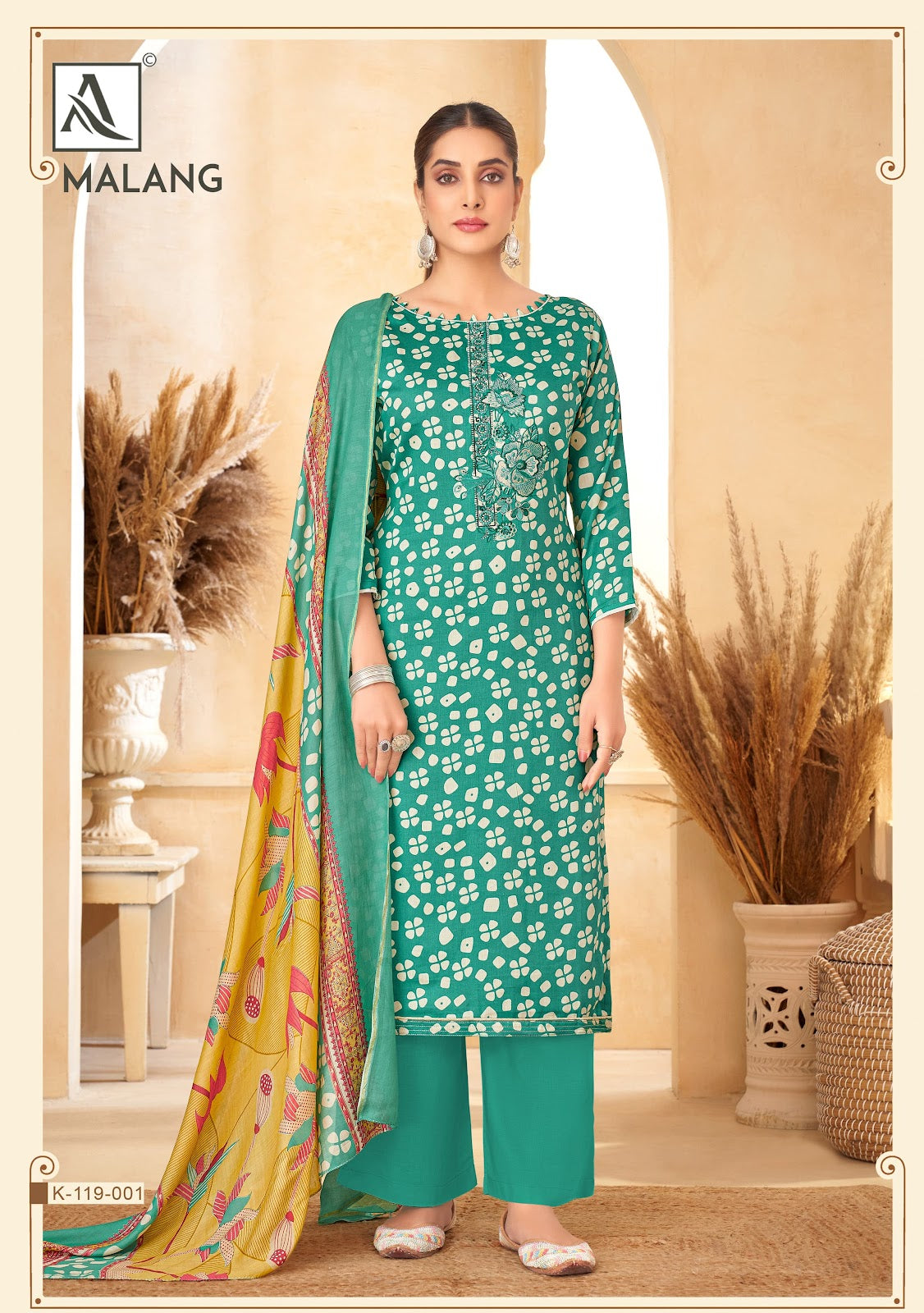 Malang Alok Zam Karachi Salwar Suits Wholesale Price