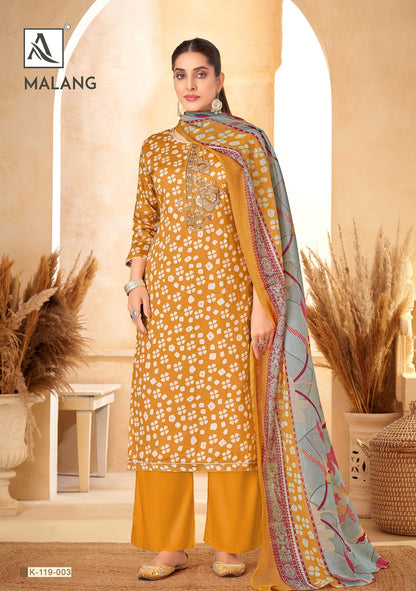 Malang Alok Zam Karachi Salwar Suits Wholesale Price