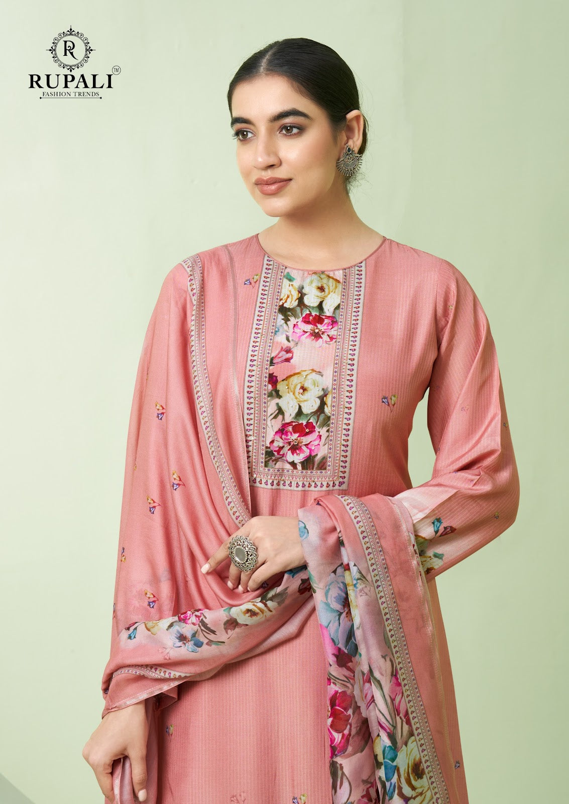 Malang Rupali Muslin Pant Style Suits Wholesaler India