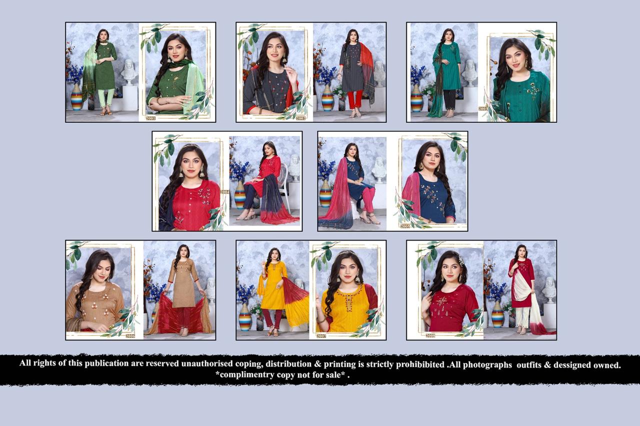 Malang Vol 2 Ramdev Creation Rayon Dobby Readymade Pant Style Suits Exporter India