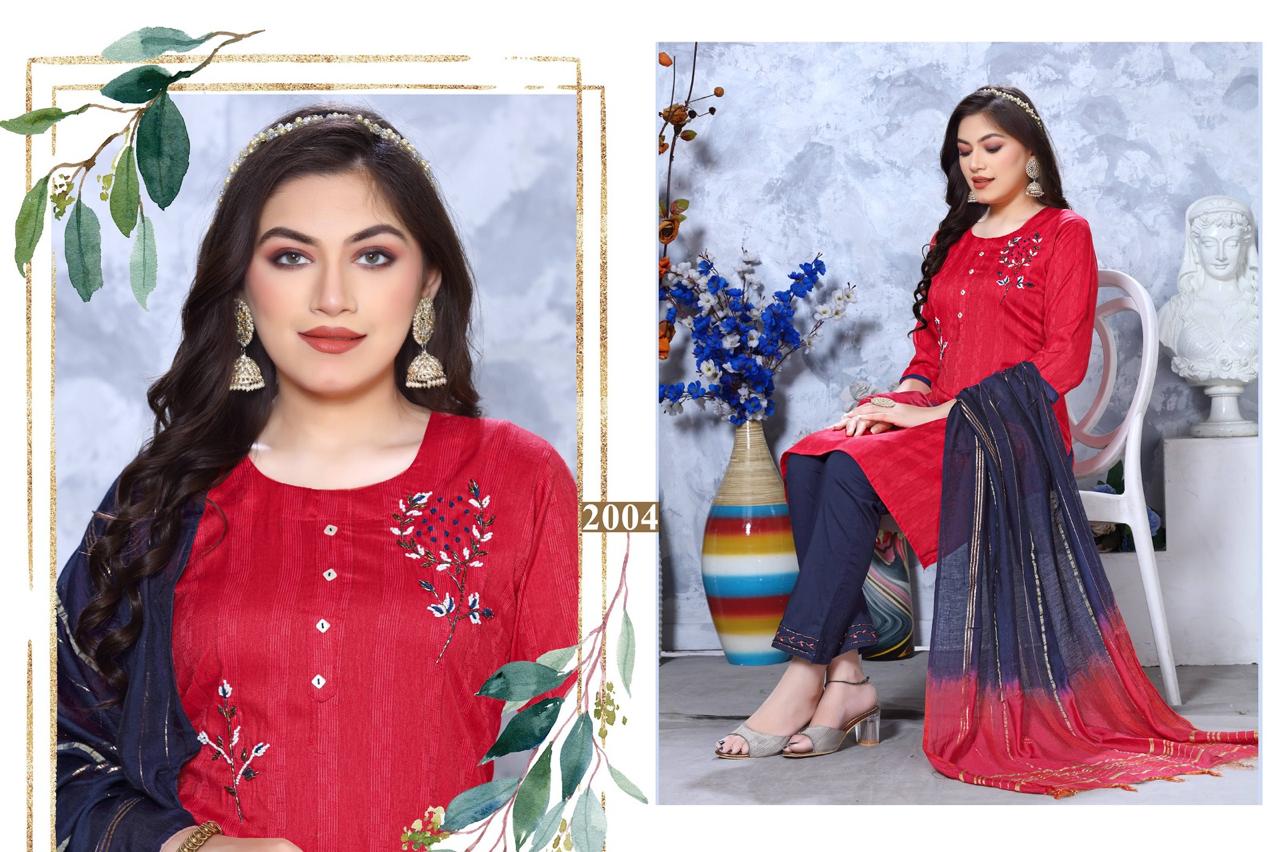 Malang Vol 2 Ramdev Creation Rayon Dobby Readymade Pant Style Suits Exporter India
