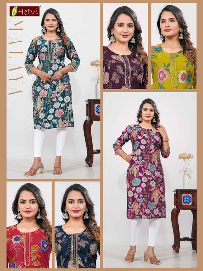 Malaya Hetvi Vertican Kurti With Pocket Manufacturer