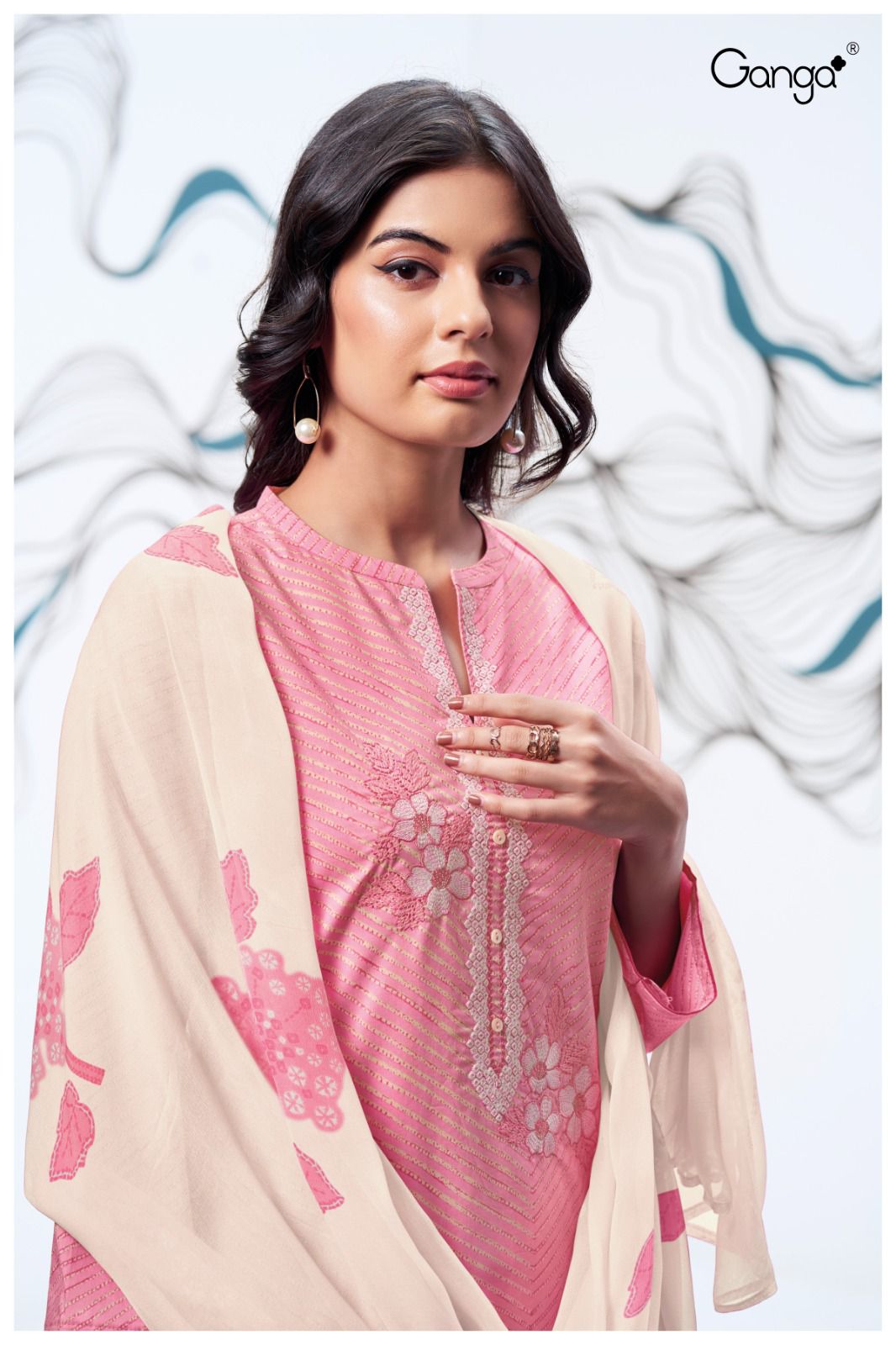 Maleah 2383 Ganga Cotton Plazzo Style Suits Wholesale Price